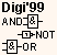 Digi'99 (AND, NOT, OR) - Icon