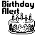Logo Birthday Alert